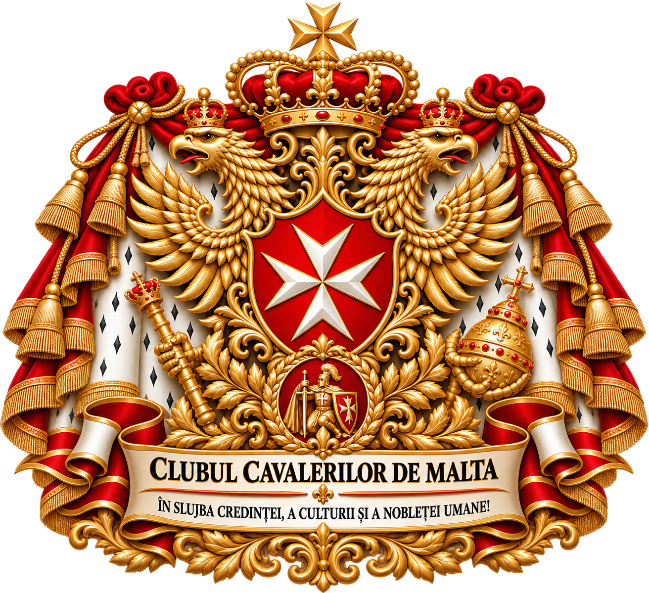 Blazonul Clubului Cavalerilor de Malta