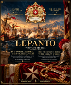 Afișul oficial al evenimentului Lepanto, 7 octombrie 2026